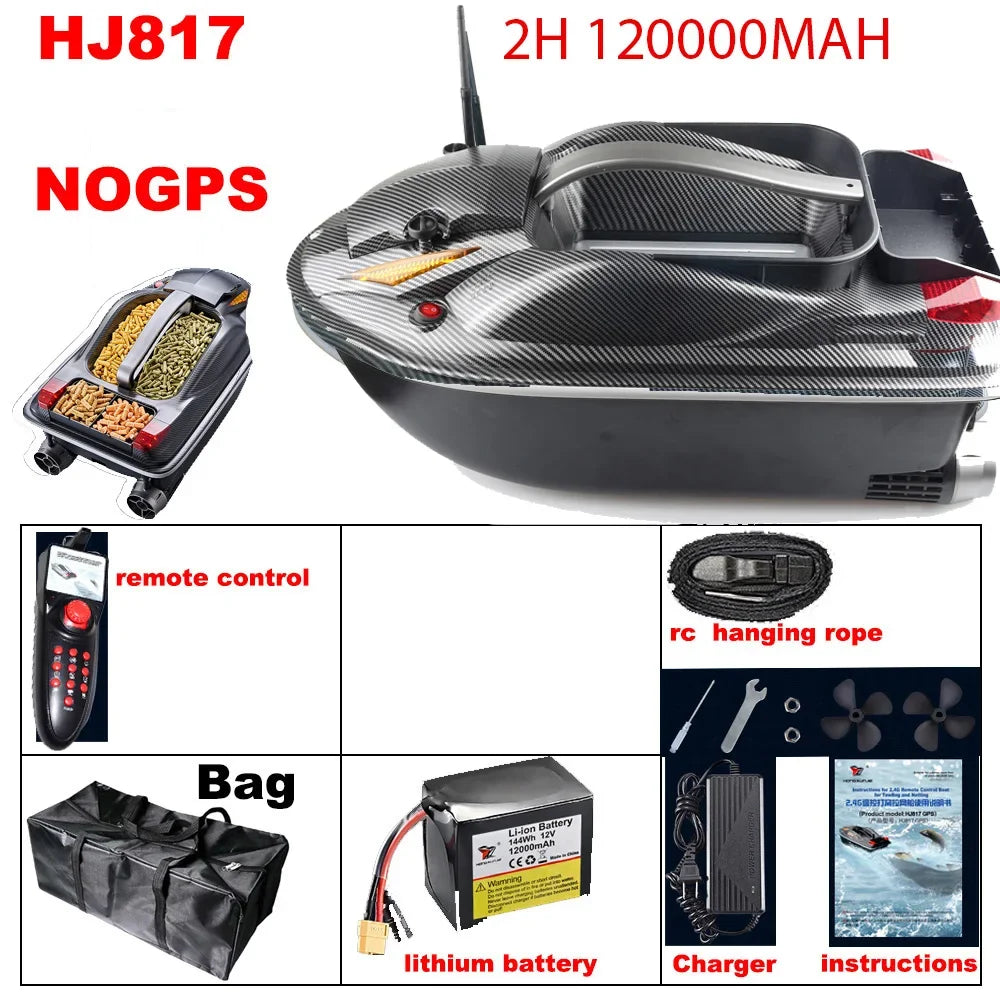 HookUpCo. GPS Bait Boat for Night Fishing