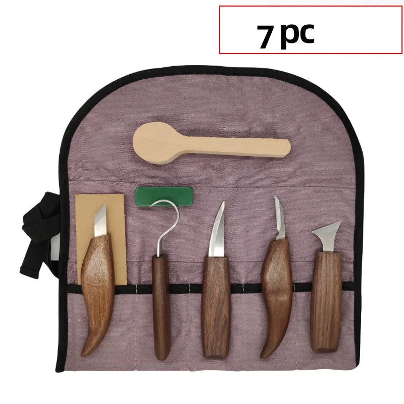Premium Wood Carving Tool Set for Precision Crafting
