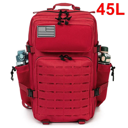 25L/45L Tactical Backpack with Bottle Holder for Outdoor Use
