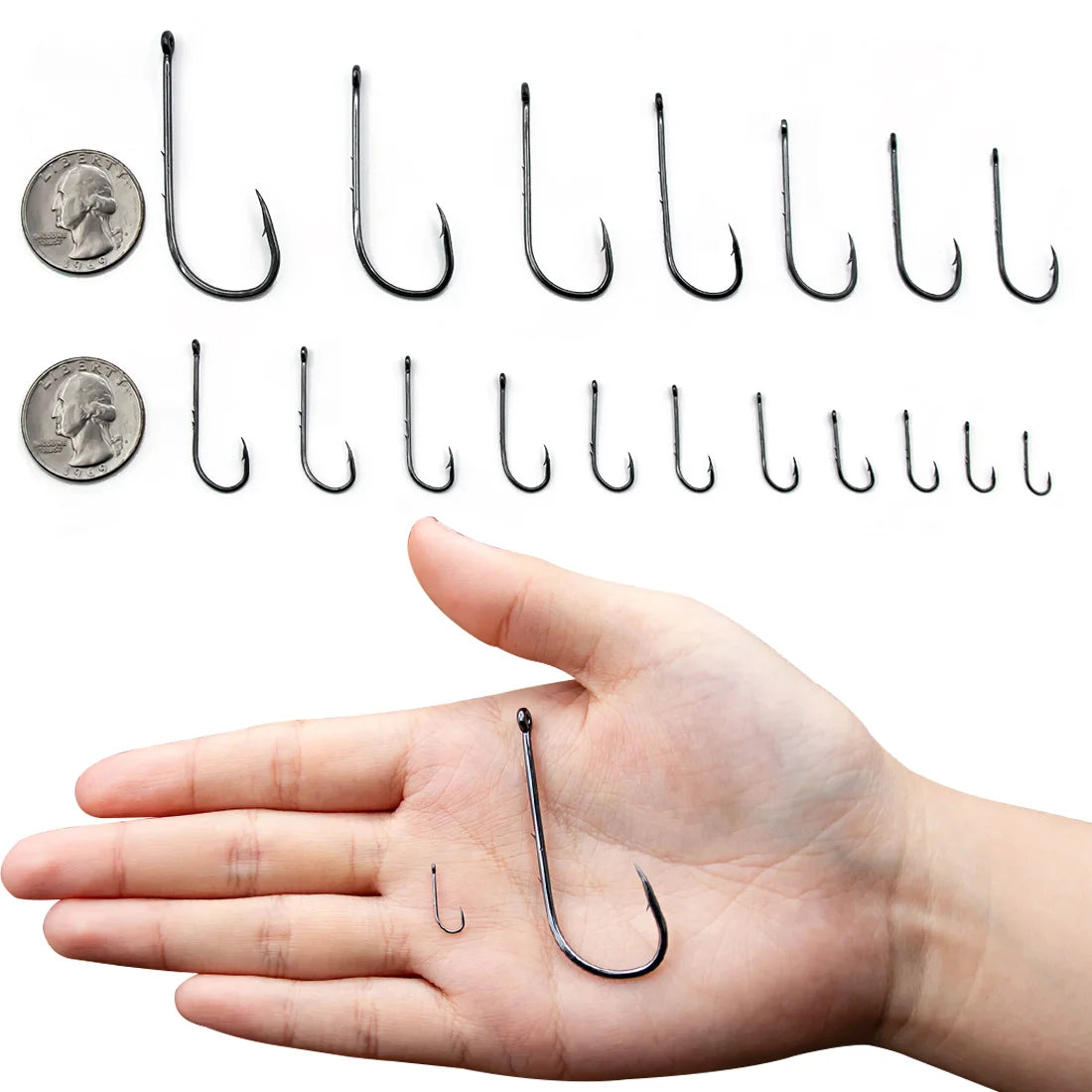 HookUpCo. Barbed Fishing Hooks for Live Bait - HookUpCo.