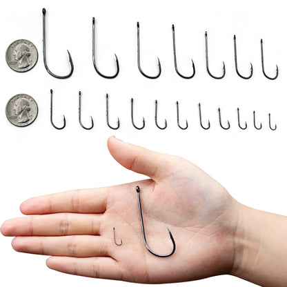 HookUpCo. Barbed Fishing Hooks for Live Bait - HookUpCo.