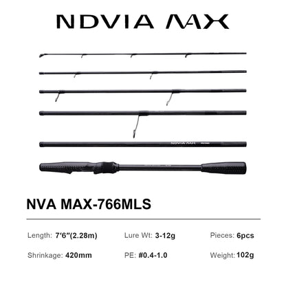 HookUpCo. 8FT Tubular Tip Fishing Rod for Squid