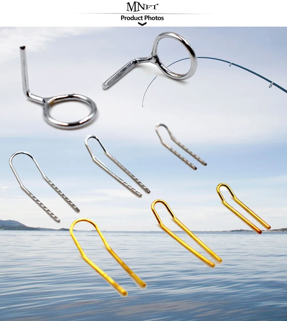 Premium Fishing Rod Guide Replacement Set - 6 Pcs - HookUpCo.