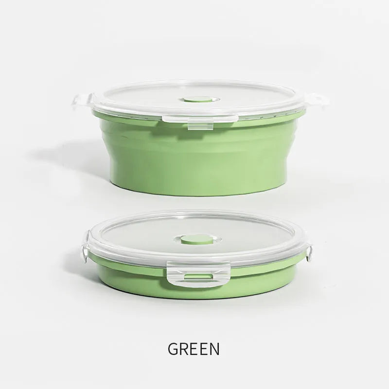 HookUpCo. Collapsible Silicone Food Storage Containers