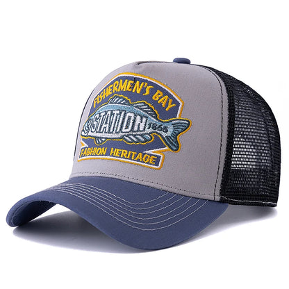 Breathable Mesh Fishing Cap for Outdoor Adventures