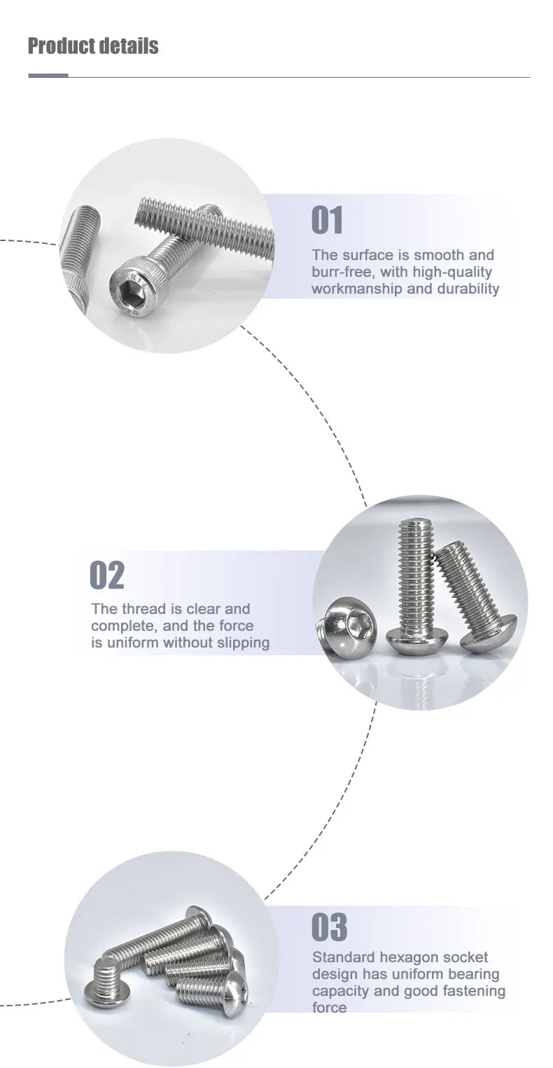 Stainless Steel Hex Socket Screws