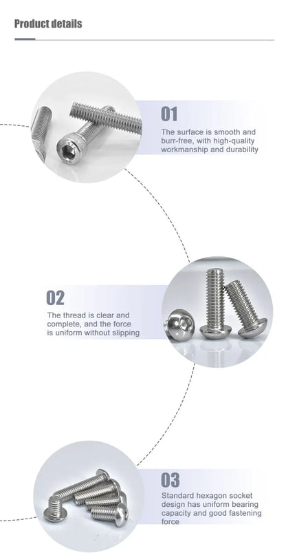 Stainless Steel Hex Socket Screws