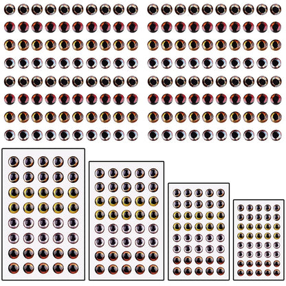 Realistic 4D Fishing Eyes Set for Lures - HookUpCo.