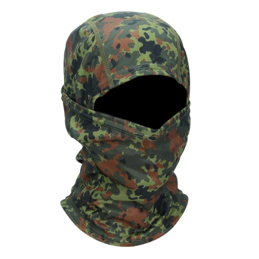 Camouflage Full Face Balaclava for Outdoor Sports and Cycling