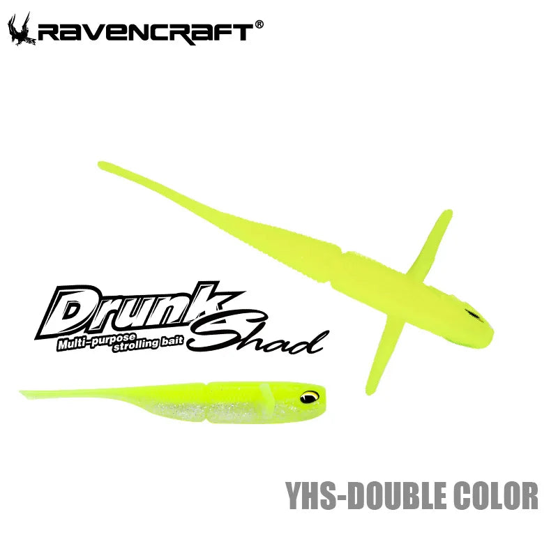 HookUpCo. Drunk Shad Soft Fishing Bait 3 Sizes - HookUpCo.