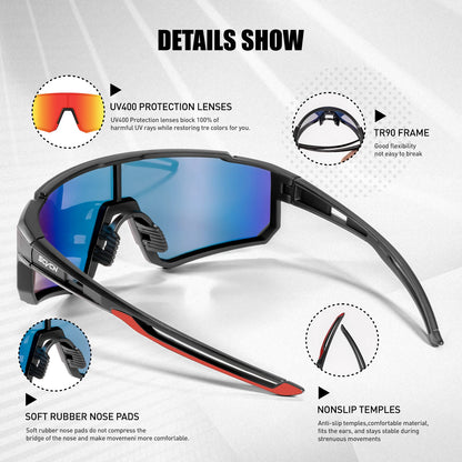 UV400 Cycling Sunglasses for Outdoor Sports