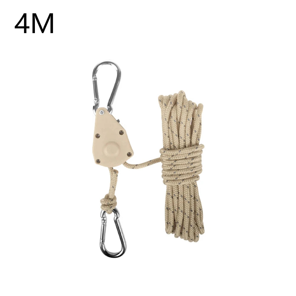 HookUpCo. Adjustable Tent Rope Hanger Pulley - HookUpCo.