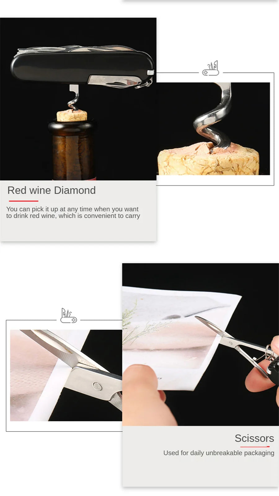 17-in-1 Stainless Steel Folding Multi-Tool for Camping