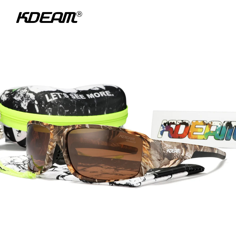 KDEAM Polarized Sports Sunglasses for Men - Stylish & Durable