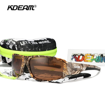 KDEAM Polarized Sports Sunglasses for Men - Stylish & Durable