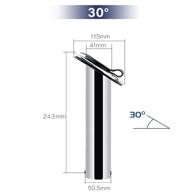 HookUpCo. Stainless Steel Flush Mount Rod Holders - HookUpCo.