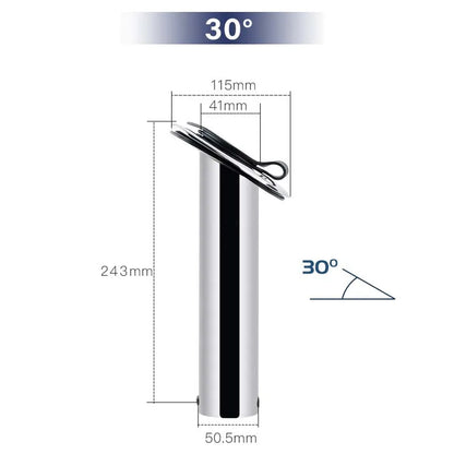 HookUpCo. Stainless Steel Flush Mount Rod Holders - HookUpCo.