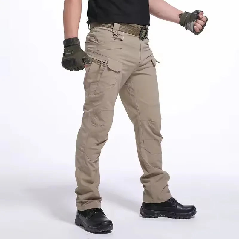 Premium Tactical Cargo Pants Men's Casual Outdoor Climbing Hiking Camping Multi-Pocket Long Pants