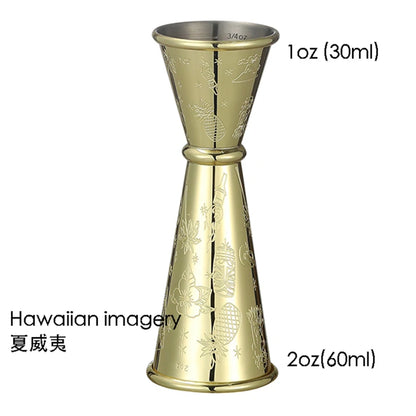 Japanese Stainless Steel Jigger 1oz/2oz