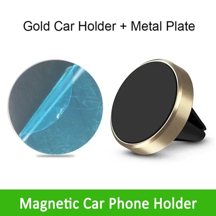 Magnetic Air Vent Phone Holder for Safe Driving Support
