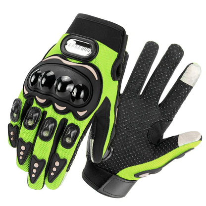 Breathable Full Finger Motorcycle Gloves with Touch Screen