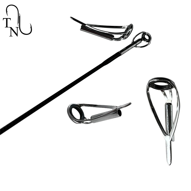 Smooth Iron Fishing Rod Tip Guides Repair Kit