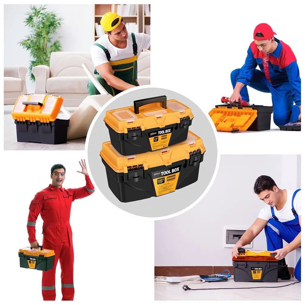 HookUpCo. Durable Tool Storage Box for Electricians