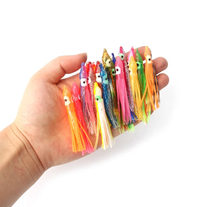 Vibrant 20pcs Soft Octopus Fishing Lures Set