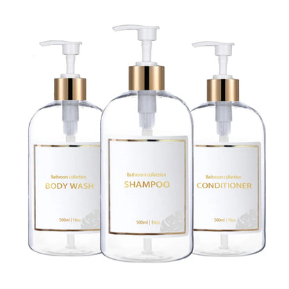 HookUpCo. Refillable Bathroom Dispenser Set