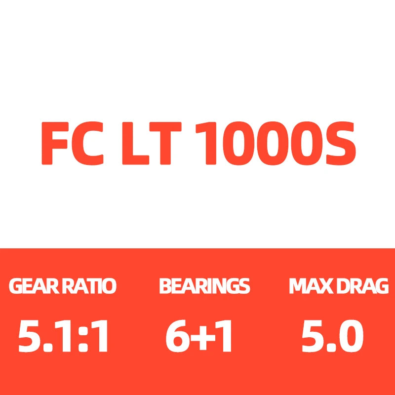 HookUpCo. 2025 Caldia LT Spinning Reel, 6+1BB