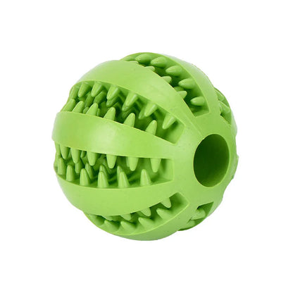 Interactive Rubber Pet Balls for Chewing and Dental Care