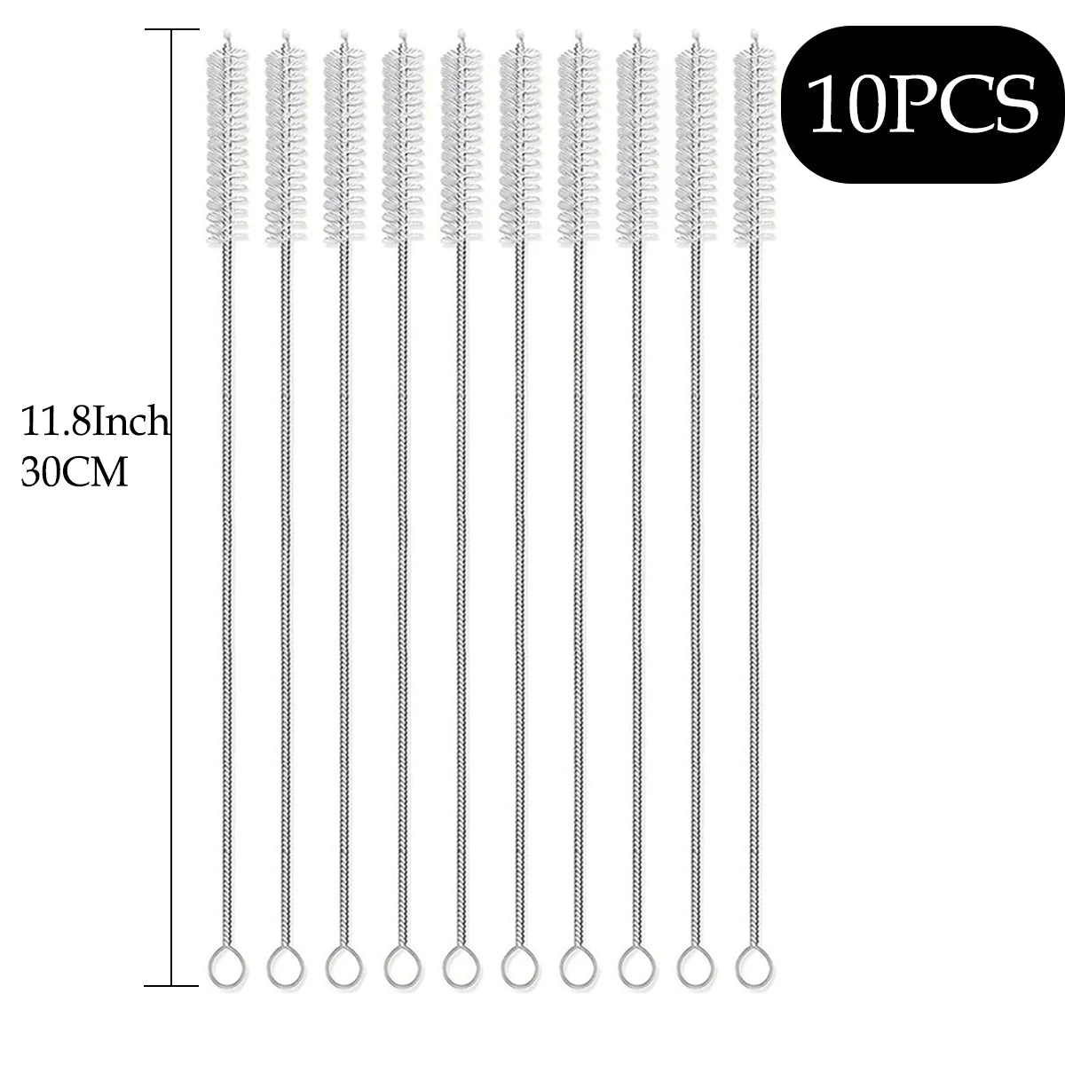 HookUpCo. Extra Long Straw Cleaner Brush Kit