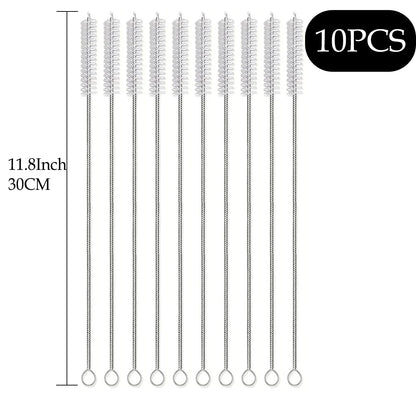 HookUpCo. Extra Long Straw Cleaner Brush Kit