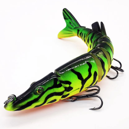 HookUpCo. Multi-Jointed Fishing Lures for Bass