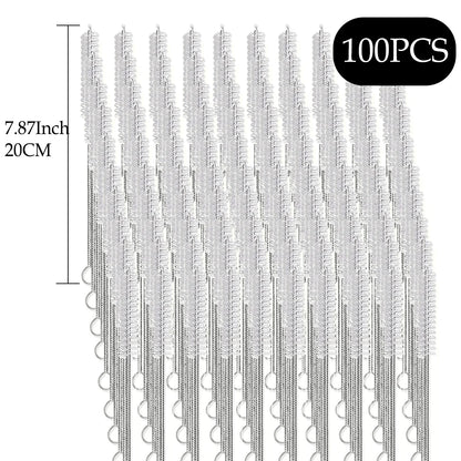 HookUpCo. Extra Long Straw Cleaner Brush Kit
