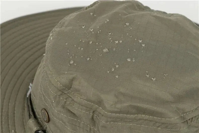 HookUpCo UV Wide Brim Bucket Hat