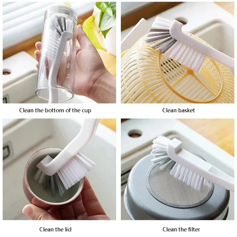HookUpCo. 360° Cleaning Brush for Bottles & Tanks