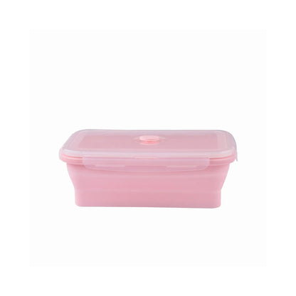 HookUpCo. Portable Silicone Folding Lunch Box