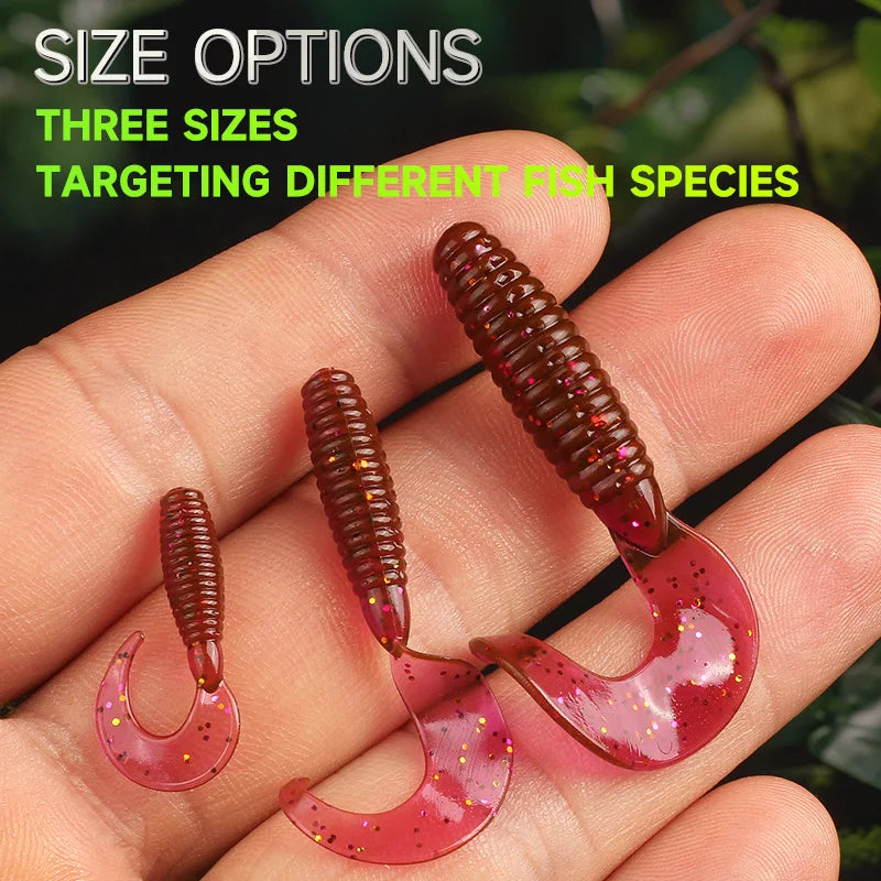 HookUpCo. Soft Plastic Fishing Lures Set - HookUpCo.