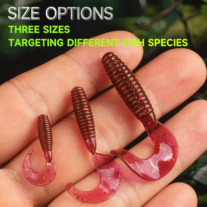 HookUpCo. Soft Plastic Fishing Lures Set - HookUpCo.