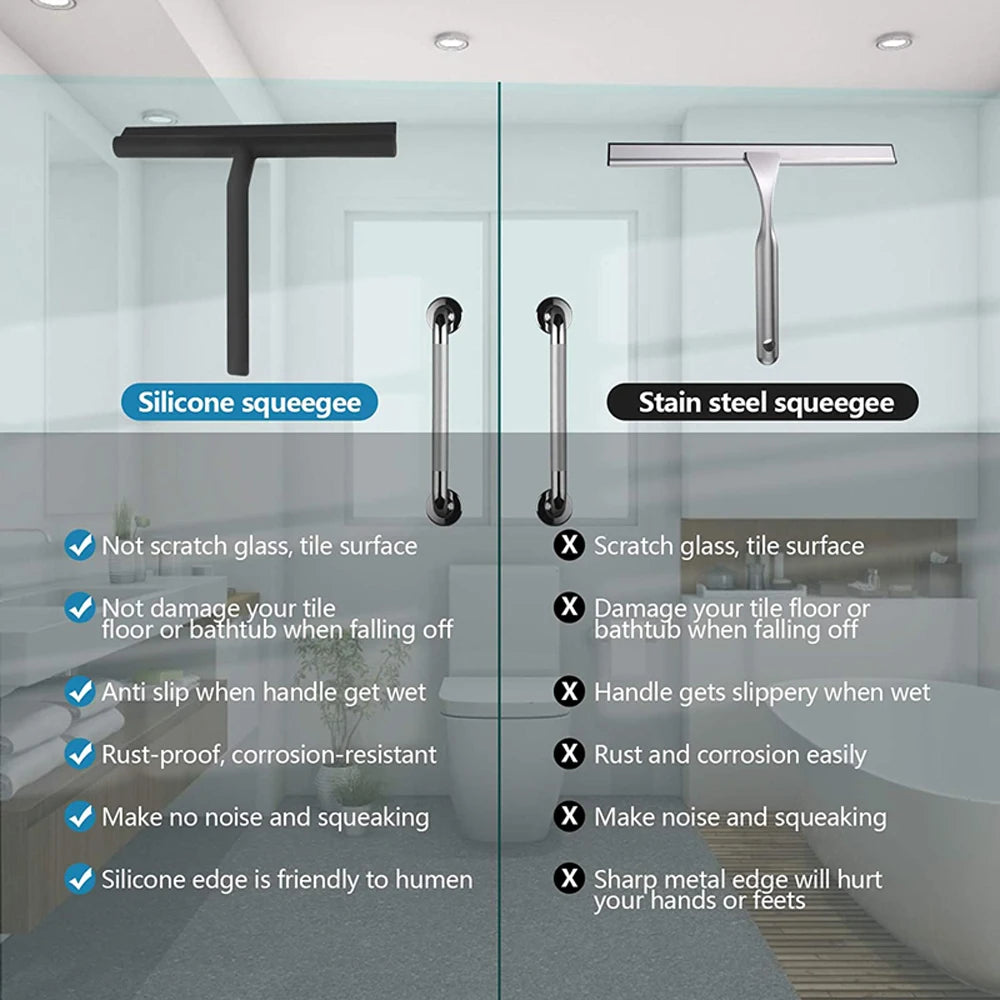 Effortless Glass Cleaner Squeegee