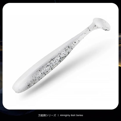 Soft Silicone Shad Worm Fishing Lure for Bass