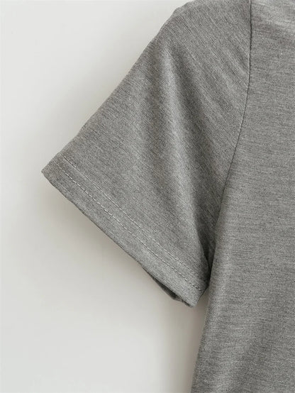 Stylish Slim Fit Casual T-Shirt for Women - Trendy Solid Color