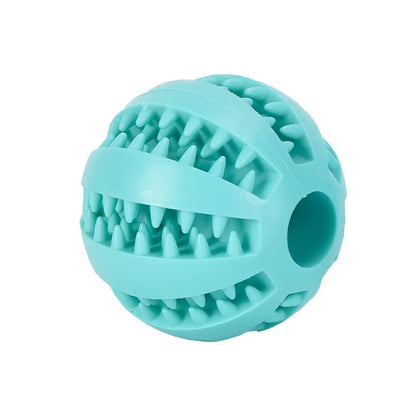Interactive Rubber Pet Balls for Chewing and Dental Care