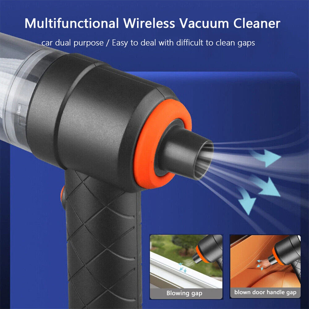 High-Power Portable Wireless Vacuum for Car and Home Use