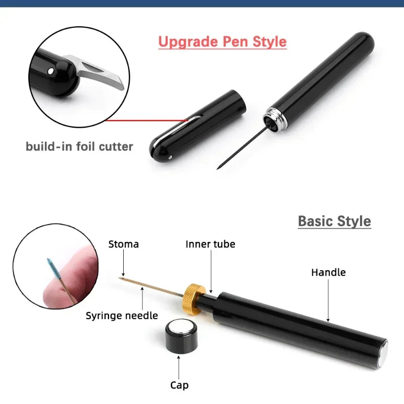 HookUpCo. Safety Air Pump Wine Opener Tool