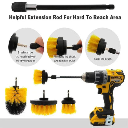 HookUpCo. Drill Brush Cleaning Set