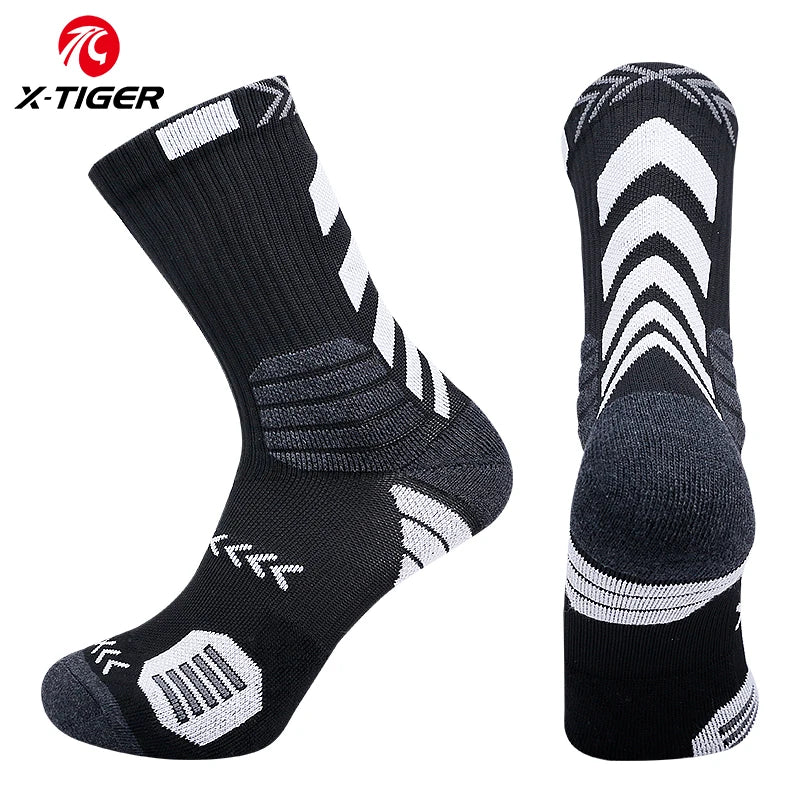 HookUpCo. Breathable Cotton Cycling Socks for All Sports