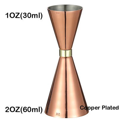 HookUpCo. Stainless Steel Cocktail Jigger Tool