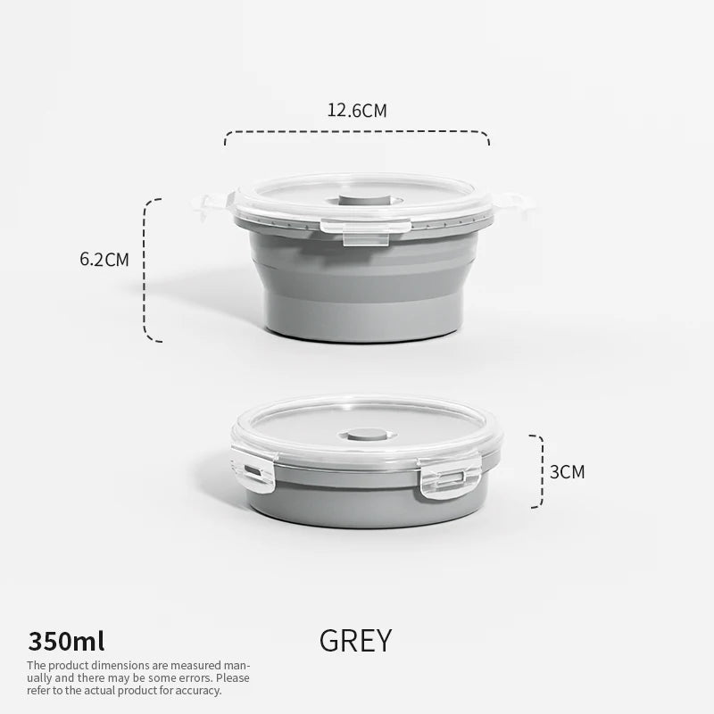 HookUpCo. Stackable Silicone Lunch Box Set